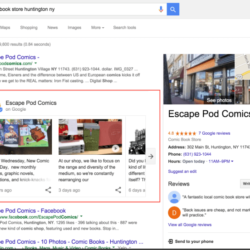 Posts on Google screenshot